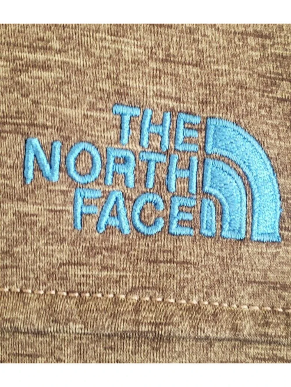 The North Face Vest Men's Small Gray Heathered Blue Zipped Pockets Zip-Up